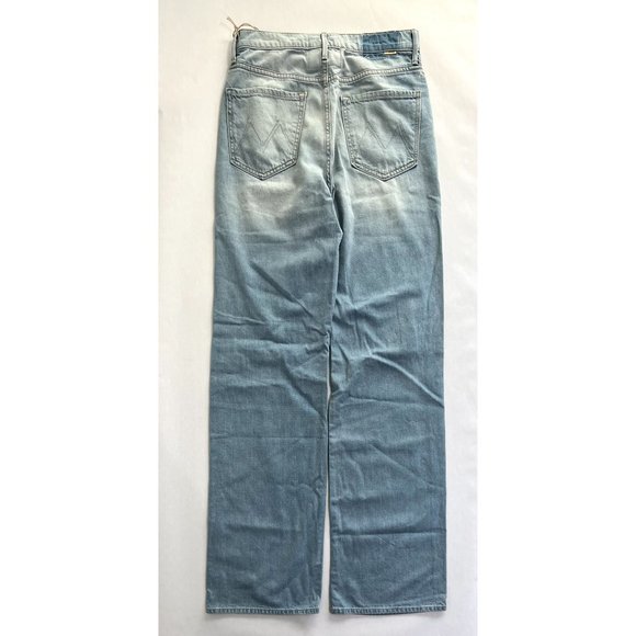 NWT MOTHER The Maven Heel Jeans in Ripped Off Blue - Picture 3 of 5